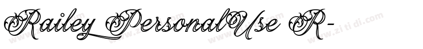 Railey PersonalUse R字体转换